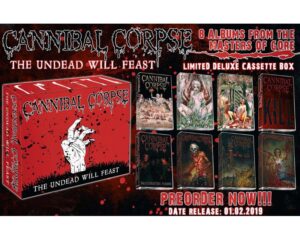 CANNIBAL CORPSE – The Undead Will Feast 8 TAPE BOX