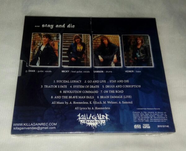 VENDETTA - Go And Live ... ( Slipcase ) - Imagem 2