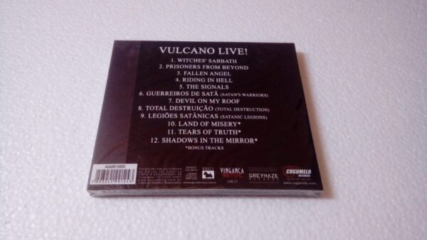 vulcano - live! - ( Digipack ) - Imagem 2