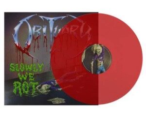 OBITUARY — Slowly We Rot LP RED COLORED LISTENABLE