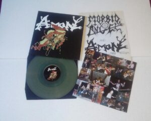 AMON – Sacrificial/ Feasting the Beast LP GREEN