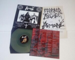 AMON – Sacrificial/ Feasting the Beast LP GREEN