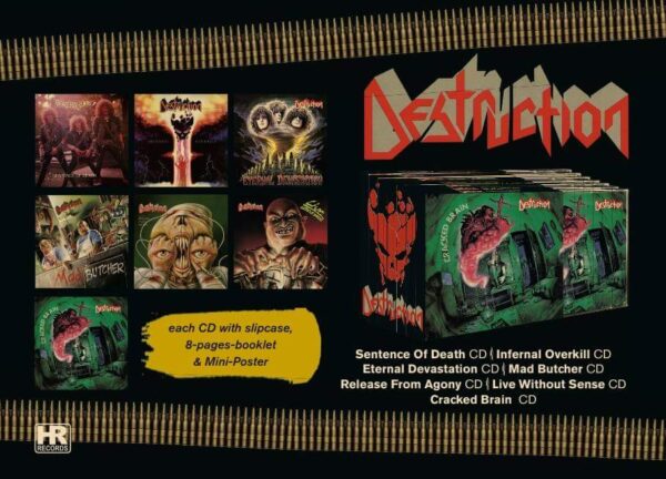 DESTRUCTION -  Live Without Sense - Slipcase + Poster - Imagem 2