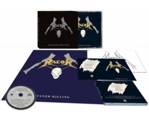 RAZOR – Custom Killing – ( SLIPCASE + POSTER )