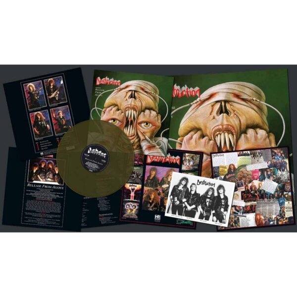 DESTRUCTION - Release from Agony LP SWAMP GREEN