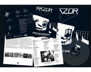 RAZOR – Armed and Dangerous – 35th Anniversary Edition LP ULTRA CLEAR