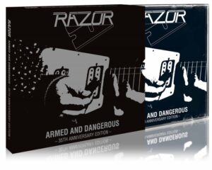 RAZOR – Armed and Dangerous – 35th Anniversary Edition SLIPCASE CD