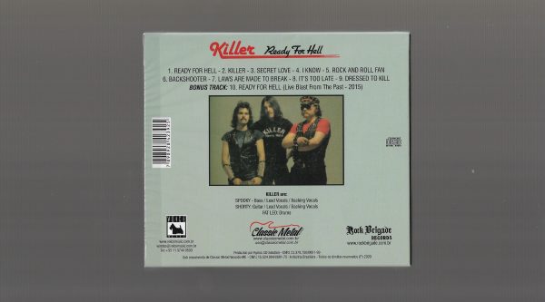 KILLER - Ready For Hell ( Slipcase + Poster ) - Imagem 2