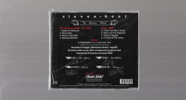 Cloven Hoof - The Opening Ritual + Demo 1982 - Image 2