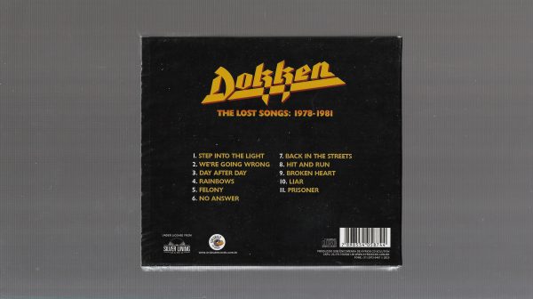 Dokken – The Lost Songs: 1978-1981 - ( Slipcase ) - Imagem 2
