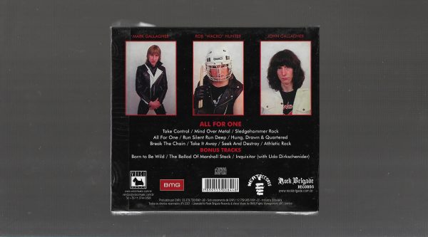Raven ‎– All For One - ( Slipcase + Poster ) - Imagem 2