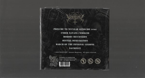 Wolflust ‎– Satanic Megatons - ( Digpack ) - Imagem 2