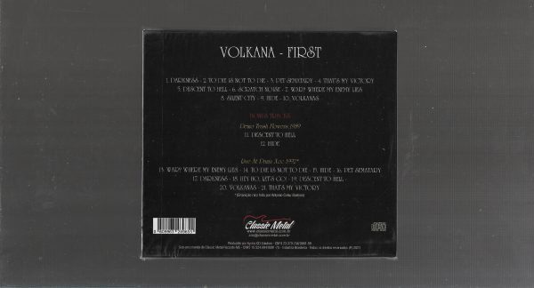 Volkana ‎– First ‎ - ( Slipcase ) - Imagem 2
