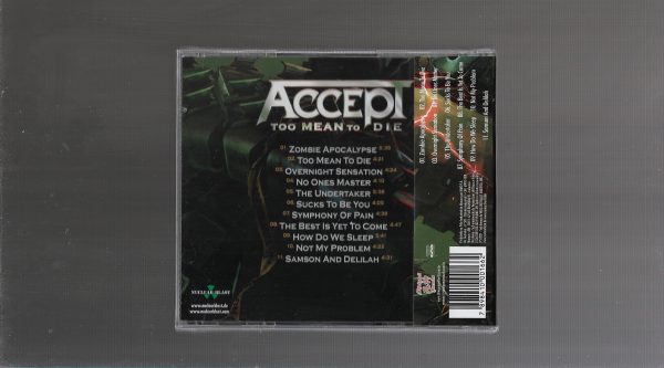 Accept ‎– Too Mean To Die - Imagem 2