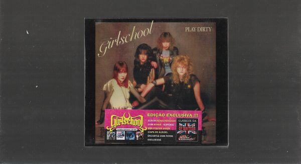 Girlschool ‎– Play Dirty - ( Slipcase + Poster 24x24 )