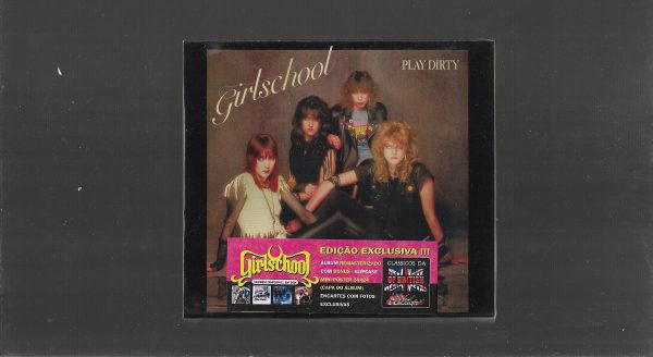 Girlschool – Play Dirty - ( Slipcase + Poster )