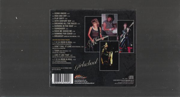 Girlschool – Play Dirty - ( Slipcase + Poster ) - Image 2