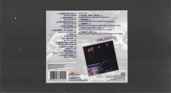 Girlschool – Hit And Run - ( Slipcase + Poster ) - Image 2