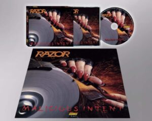 RAZOR‎– Malicious Intent – ( Slipcase + Poster 36×36 )