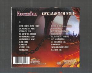 HammerFall – Live! Against The World – ( Slipcase + Poster – Duplo )