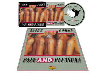 ALIEN FORCE – Pain and Pleasure – ( Slipcase + Poster 36×36 ) – Pre-Venda!