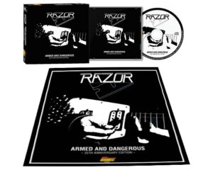 Razor – Armed And Dangerous – 35th Anniversary Edition – ( Slipcase + Poster 36×36 )