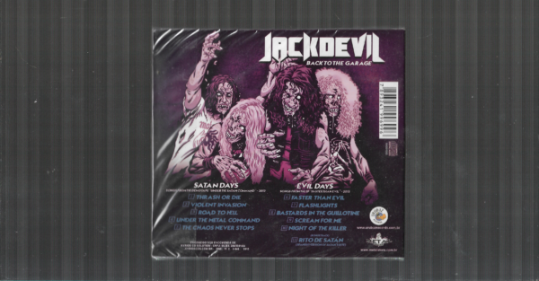 Jackdevil – Back To The Garage ( Digipack ) - Imagem 2