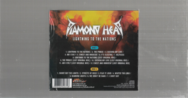 Diamond Head – Lightning To The Nations - ( Digipack + Slipcase Duplo ) - Imagem 2