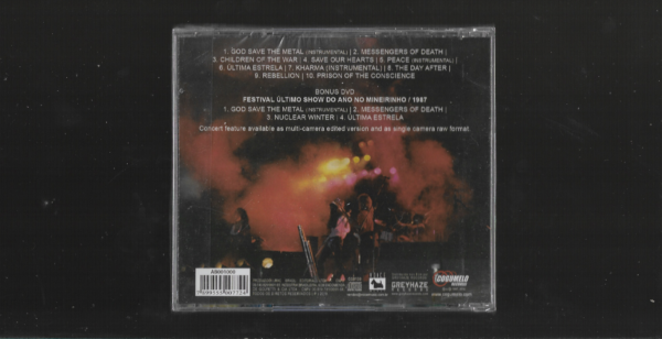 Overdose – …Conscience… (Cd + Dvd ) - Imagem 2