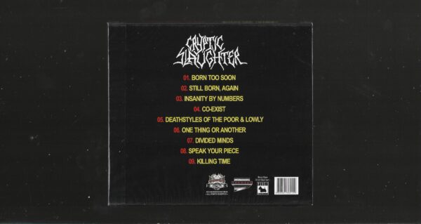 Cryptic Slaughter – Speak Your Peace - ( Slipcase ) - Imagem 2