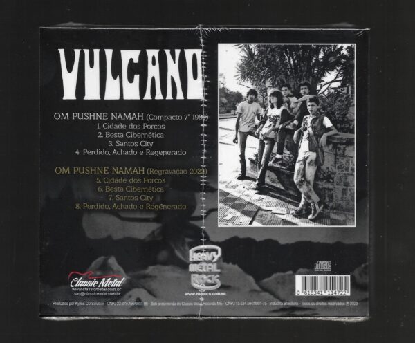 Vulcano - Om Pushne Namah (1983) (Slipcase + Pôster) - Imagem 2