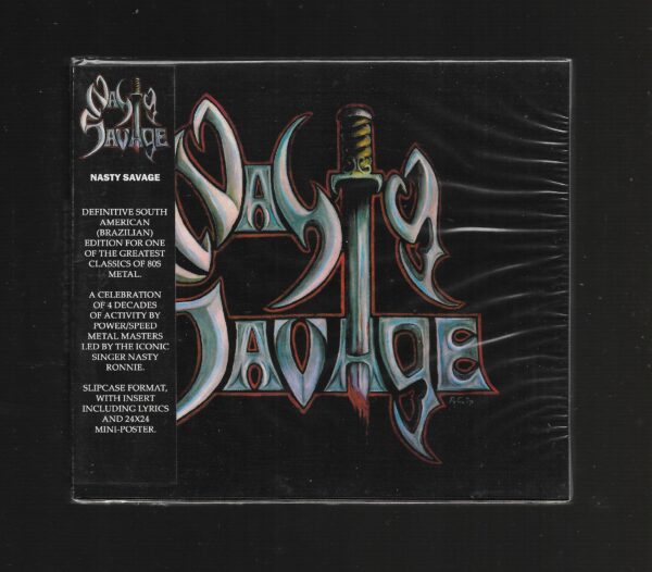 NASTY SAVAGE - Nasty Savage - ( slipcase + poster + obi )