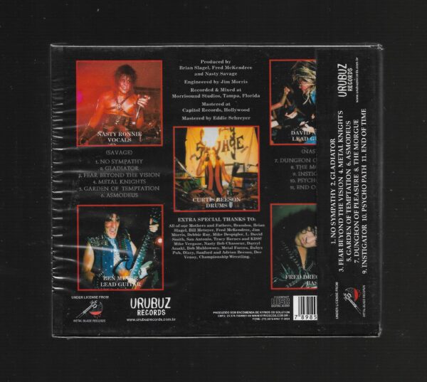 NASTY SAVAGE - Nasty Savage - ( slipcase + poster + obi ) - Imagem 2