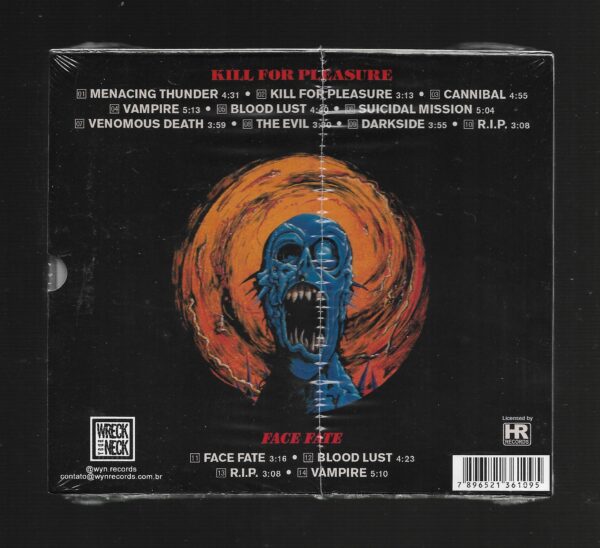 Blood Feast – Kill For Pleasure - ( SLIPCASE ) - Imagem 2