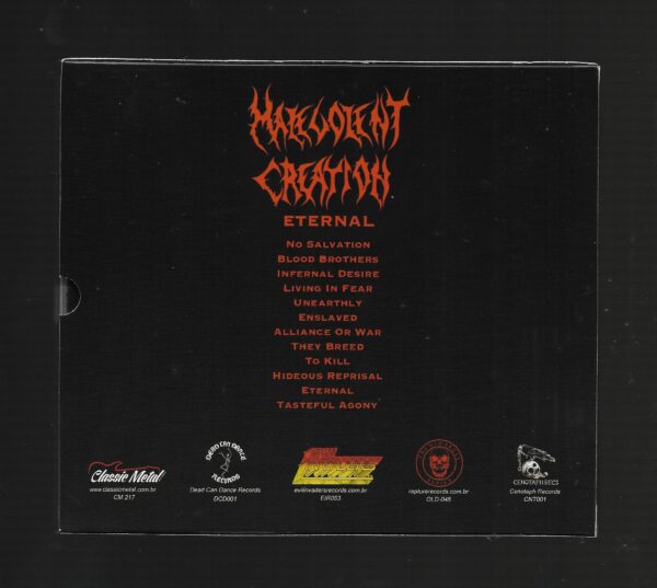 Malevolent Creation – Eternal - ( Slipcase + Hotstamp ) - Imagem 2