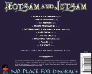 FLOTSAM AND JETSAM – NO PLACE FOR DISGRACE – ( Slipcase )