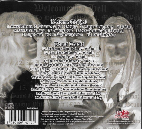 Venom – Welcome To Hell - ( Digipack Duplo ) - Imagem 2