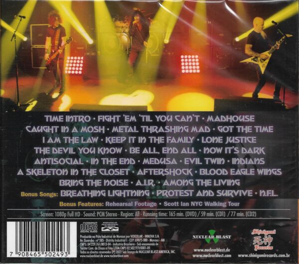 Anthrax – XL (MCMLXXXI - MMXXI) -  ( CD DUPLO + DVD Digipack ) - Imagem 2
