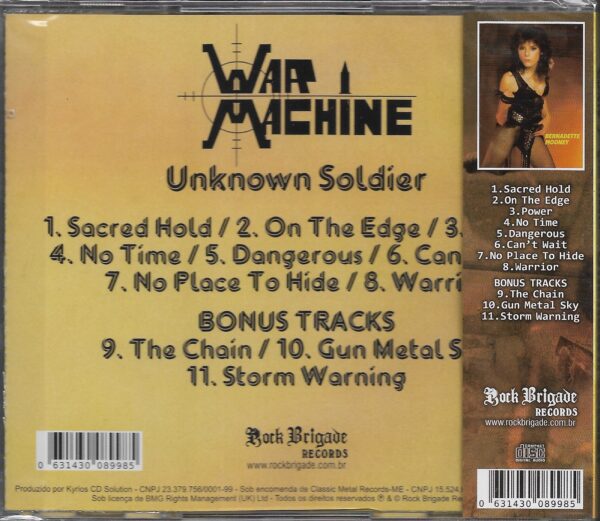 War Machine – Unknown Soldier - Imagem 2