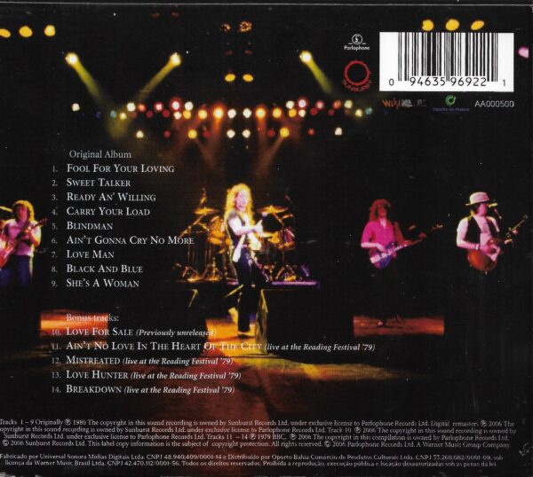 Whitesnake – Ready An' Willing - ( Slipcase - Remastered ) - Imagem 2