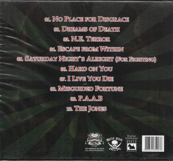 Flotsam And Jetsam – No Place For Disgrace 2014 - ( Slipcase ) - Imagem 2