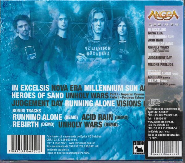 Angra – Rebirth  - ( Special Edition 2025 ) ( Pôster + Slipcase ) - Imagem 3