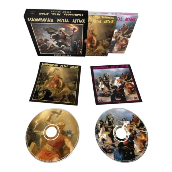 SCANDINAVIAN METAL ATTACK - Box Set Vol - I & II - Pre-venda